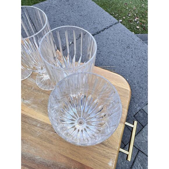 Mikasa Park Lane Clear Crystal Iced Tea Goblets Glasses 7.25" Tall 12 Oz ~ 6 Pc - Picture 9 of 10